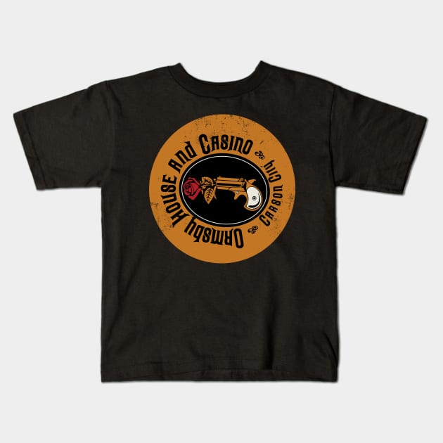 Retro Vintage Ormsby House Casino Kids T-Shirt by StudioPM71